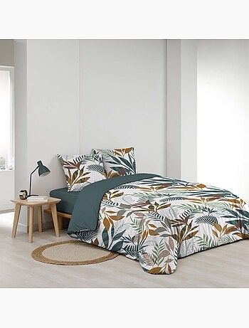Housse de couette 200x200 + 2 taies 100% coton 57fils allover