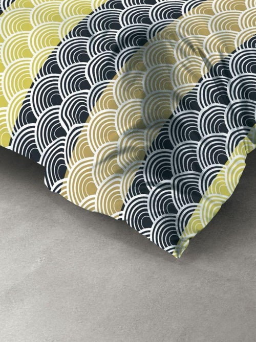 Housse de couette 200x200 cm + 2 taies d'oreiller 63x63 cm Microfibre Hiko - Kiabi