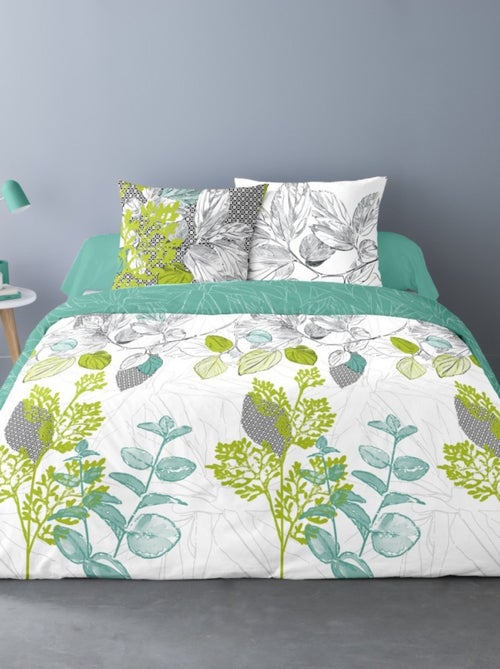 Housse de couette 200x200 POLLY + 2 taies 100% coton - Kiabi