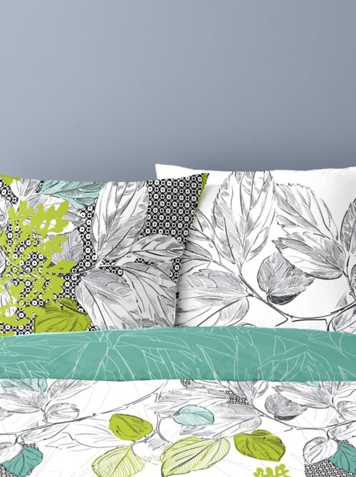 Housse de couette 200x200 POLLY + 2 taies 100% coton - Kiabi