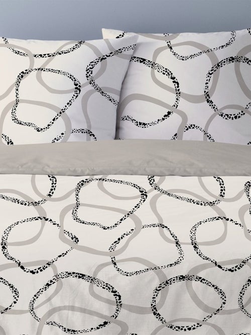 Housse de couette 200x200 Roanne + 2 taies - Kiabi