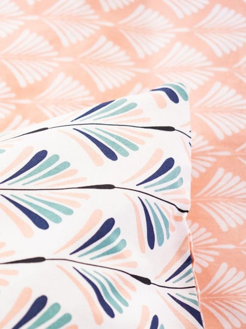 Housse de couette 200x200 VOLEA + 2 taies 100% coton adouci 57 fils/cm2 - Kiabi