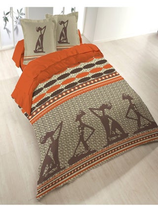 Housse de couette 200x200 Zulika + 2 taies polycoton