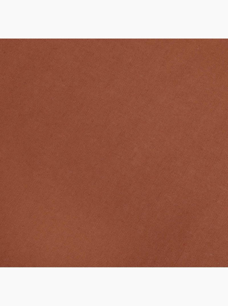 Housse de couette 220 x 240 cm uni couleur moderne Terracotta Orange - Kiabi