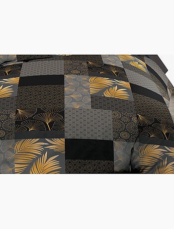 Housse de couette 220x240 + 2 taies - Pur coton 57 fils - Doha