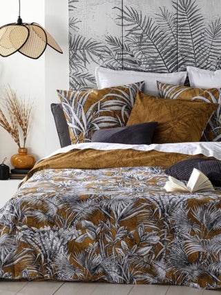 Housse de couette 220x240 Canopeira + 2 taies 100% coton 57 fils