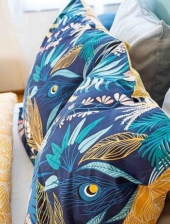 Housse de couette 220x240 cm + 2 taies d'oreiller 63x63 cm 100% Coton 57 fils Aglae