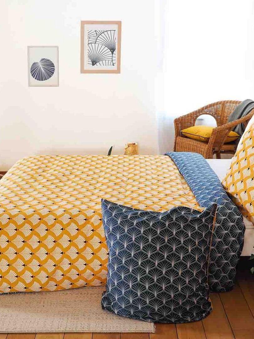 Parure De Couette 220x240 Cm Japanese Bamboo - Microfibre Douce Et Confortable