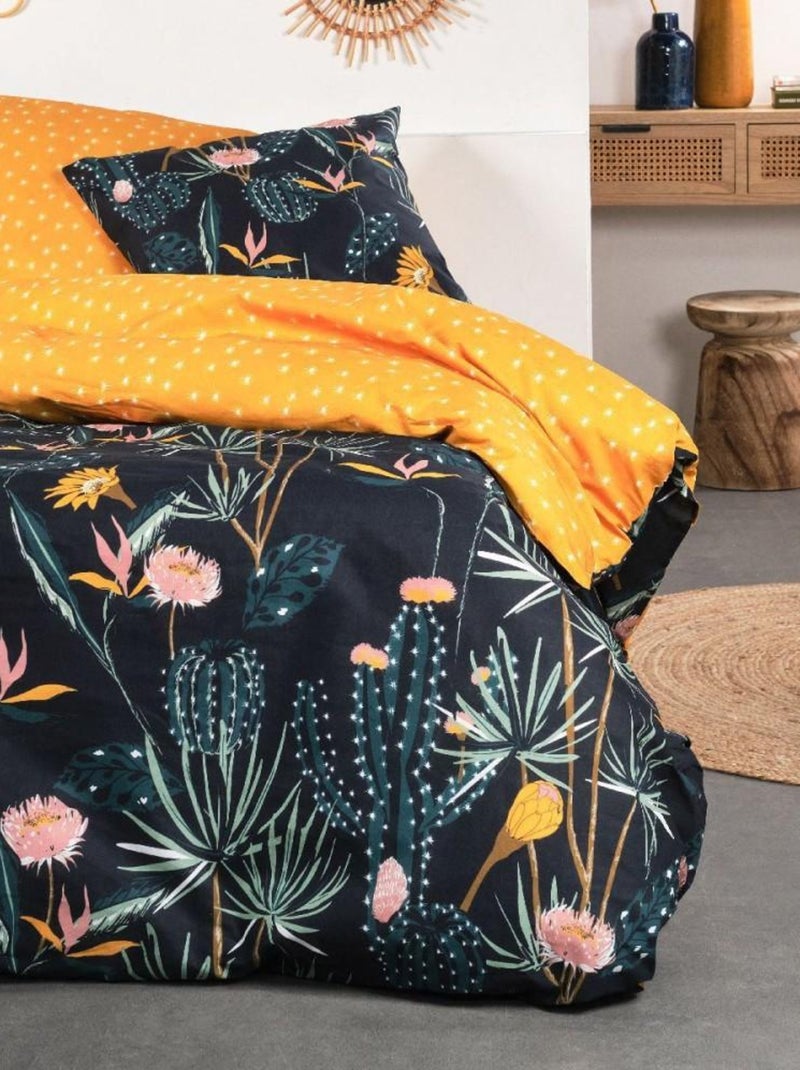 Housse de couette 220x240 Crazy 3.19 + 2 taies Jaune - Kiabi