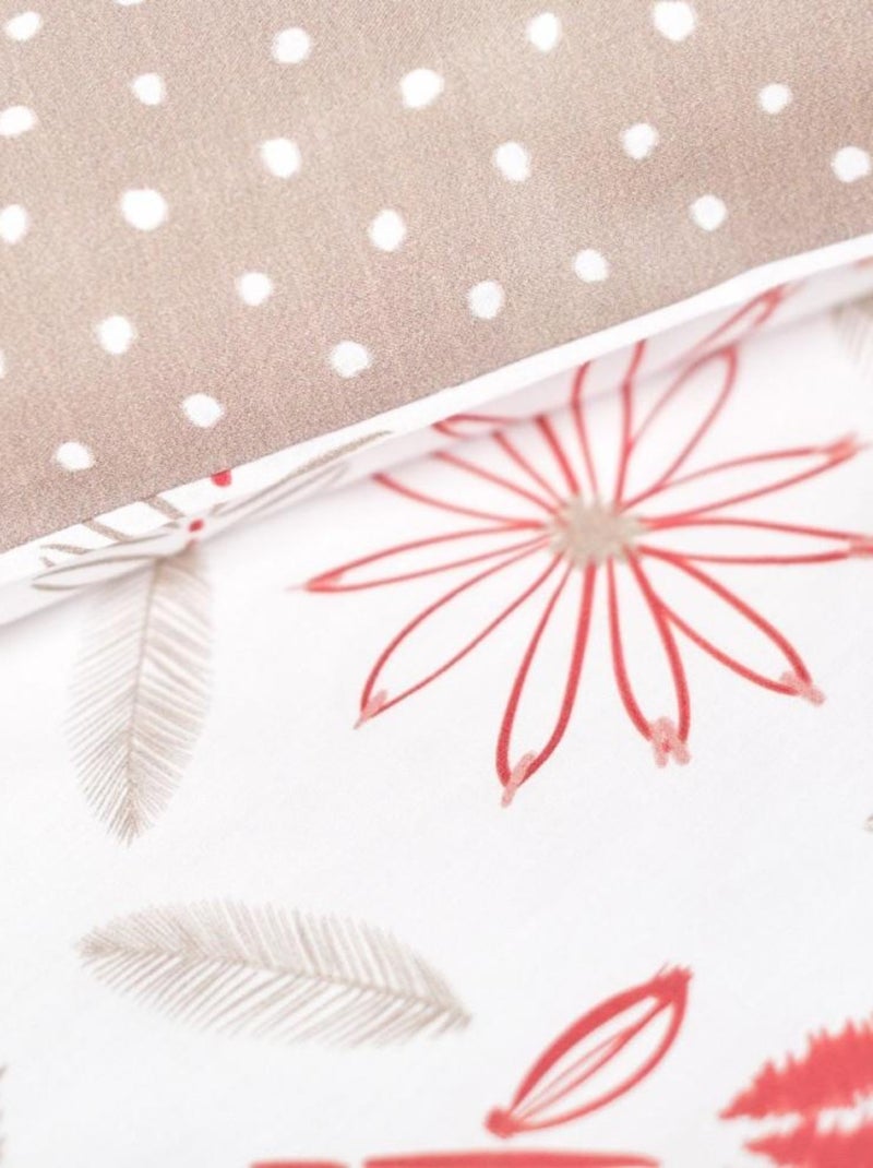 Housse de couette 220x240 Crazy 3.29 + 2 taies Rose - Kiabi