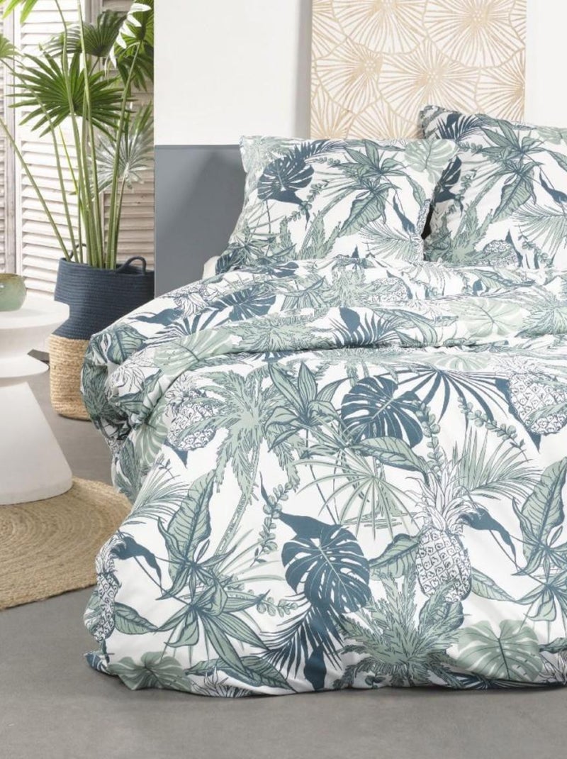 Housse de couette 220x240 Crazy 3.4 + 2 taies Bleu - Kiabi