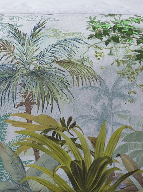 Housse de couette 220x240 Jessamine + 2 taies percale 76 fils - Kiabi