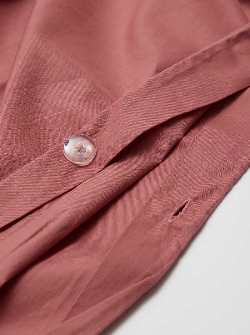 Housse de couette (240 x 220 cm) - Kiabi Home Rose - Kiabi