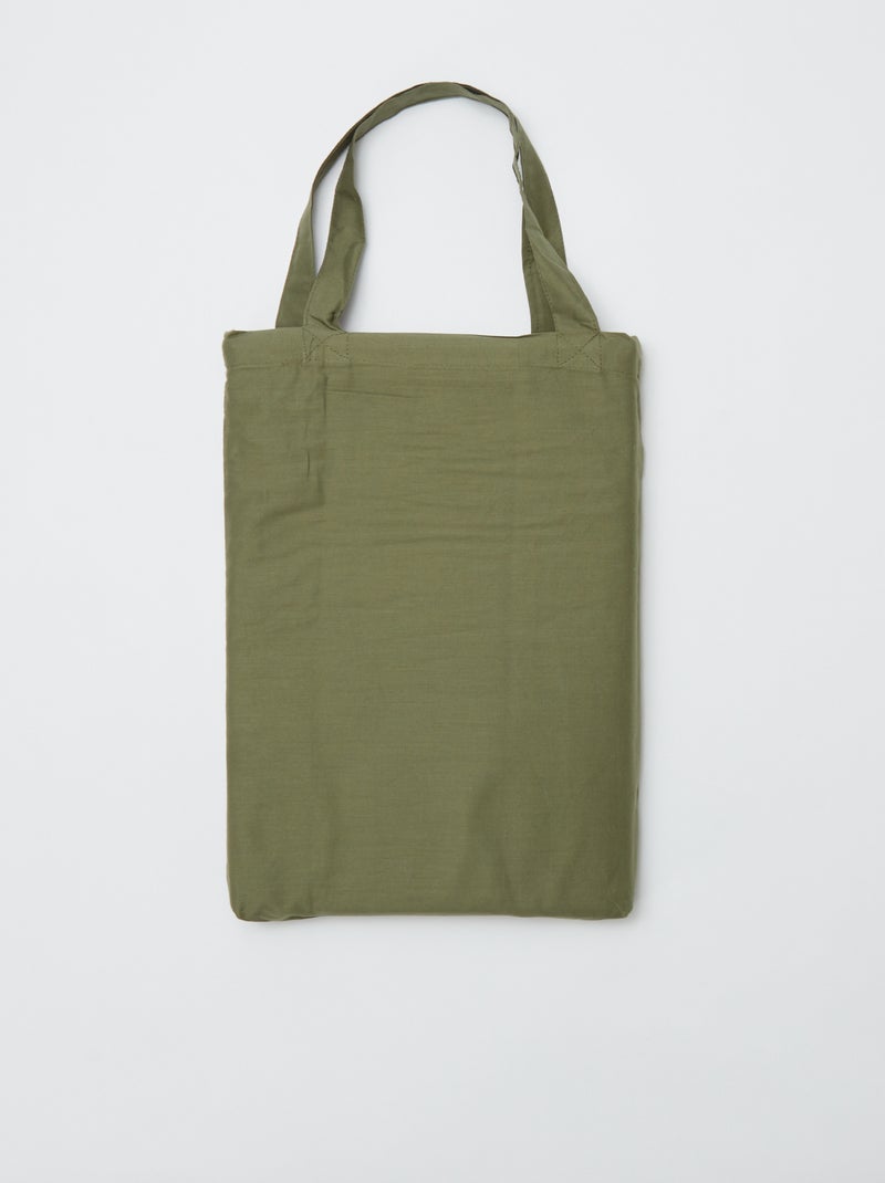 Housse de couette (240 x 220 cm) - Kiabi Home Vert - Kiabi