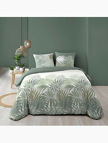 Housse de couette 240 x 220 cm + 2 taies – Coton 57 fils – NYMEA