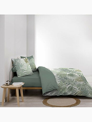 Housse de couette 240 x 220 cm + 2 taies – Coton 57 fils – NYMEA