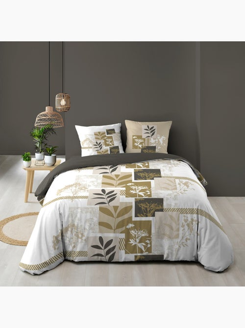 Housse de couette 240 x 220 cm + 2 taies – Coton 57 fils – UTOPIA - Kiabi