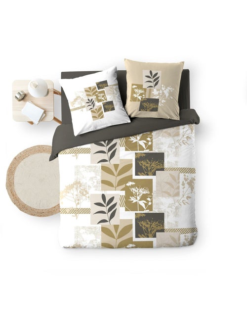 Housse de couette 240 x 220 cm + 2 taies – Coton 57 fils – UTOPIA - Kiabi