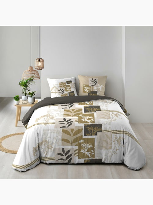 Housse de couette 240 x 220 cm + 2 taies – Coton 57 fils – UTOPIA - Kiabi