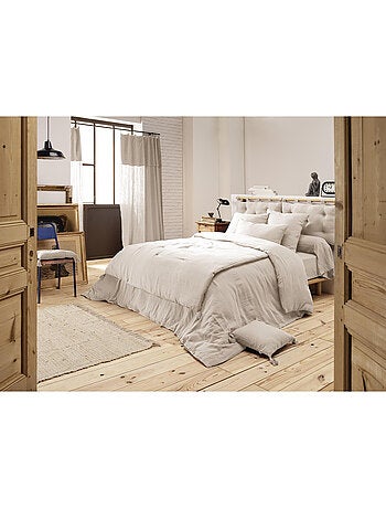 Housse de couette 240 x 220 cm double gaze de coton Ga?a Pampa