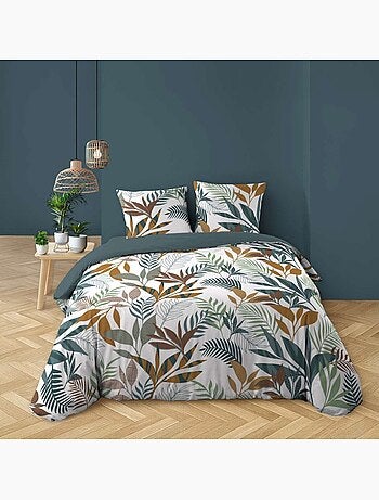 Housse de couette 240x220 + 2 taies 100% coton 57fils assana