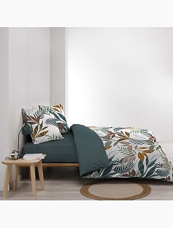 Housse de couette 240x220 + 2 taies 100% coton 57fils assana