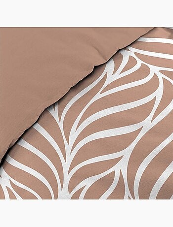 Housse de couette 240x220 + 2 taies 100% coton 57fils