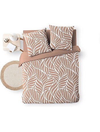 Housse de couette 240x220 + 2 taies 100% coton 57fils
