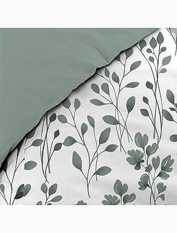 Housse de couette 240x220 + 2 taies 100% coton 57fils