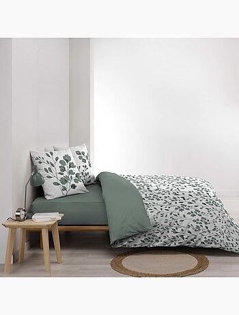 Housse de couette 240x220 + 2 taies 100% coton 57fils
