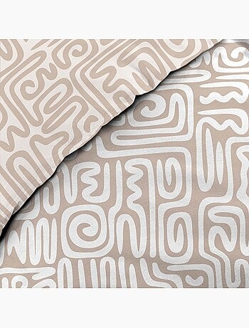 Housse de couette 240x220 + 2 taies 100% coton