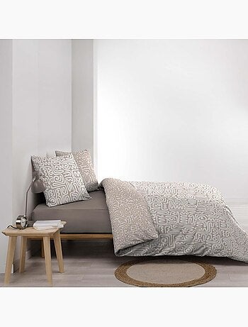Housse de couette 240x220 + 2 taies 100% coton