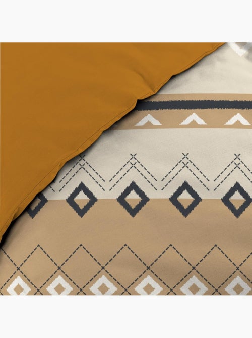 Housse de couette 240x220 + 2 taies 100% coton - Kiabi Housse de couette 240x220 + 2 taies 100% coton - Kiabi