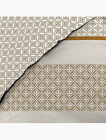 Housse de couette 240x220 + 2 taies 100% coton meiko