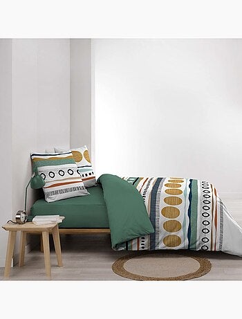 Housse de couette 240x220 + 2 taies 100% coton