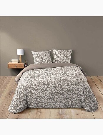 Housse de couette 240x220 + 2 taies 100% coton wild