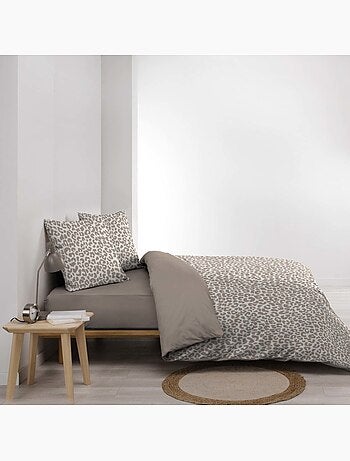 Housse de couette 240x220 + 2 taies 100% coton wild