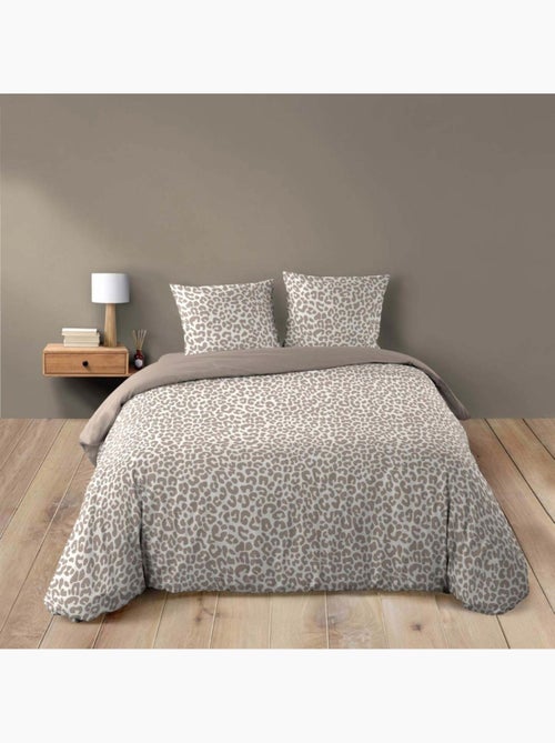 Housse de couette 240x220 + 2 taies 100% coton wild - Kiabi