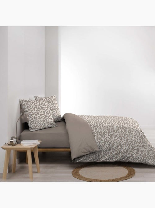 Housse de couette 240x220 + 2 taies 100% coton wild - Kiabi