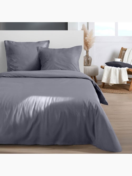 Housse de couette 240x220 + 2 taies 100% microfibre - Kiabi