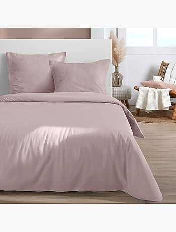 Housse de couette 240x220 + 2 taies 100% microfibre