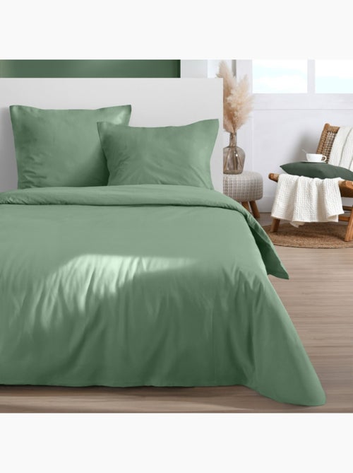 Housse de couette 240x220 + 2 taies 100% microfibre - Kiabi Housse de couette 240x220 + 2 taies 100% microfibre - Kiabi