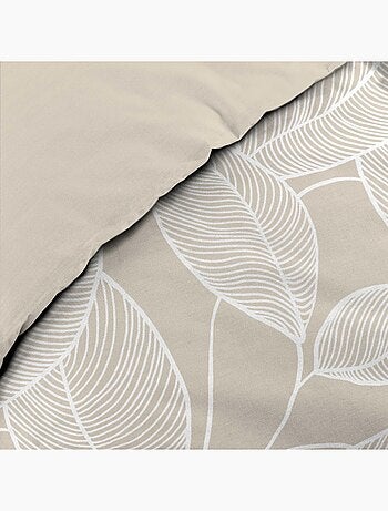 Housse de couette 240x220 + 2 taies AMANDA 100% coton 57fils