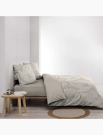 Housse de couette 240x220 + 2 taies AMANDA 100% coton 57fils