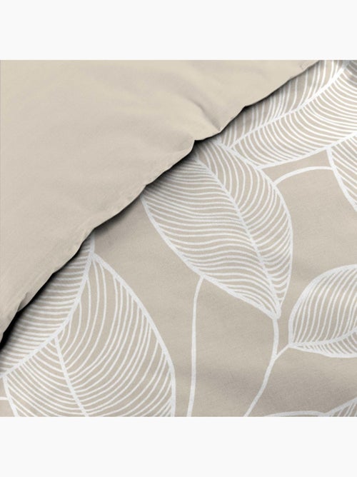 Housse de couette 240x220 + 2 taies AMANDA 100% coton 57fils - Kiabi Housse de couette 240x220 + 2 taies AMANDA 100% coton 57fils - Kiabi