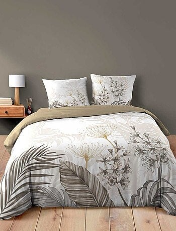 Housse de couette 240x220 + 2 taies BASTILLE 100% coton