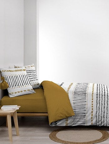Housse de couette 240x220 + 2 taies CHICAGO 100% coton
