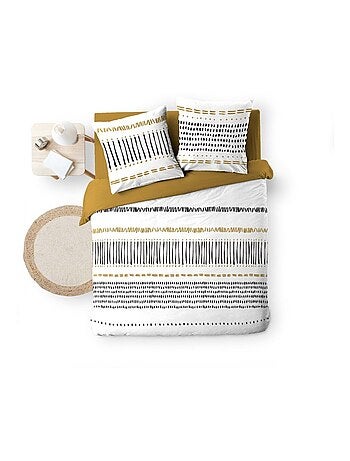 Housse de couette 240x220 + 2 taies CHICAGO 100% coton