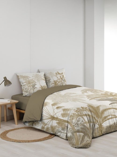 Housse de couette 240x220 + 2 taies COCOTY 100% coton - Kiabi