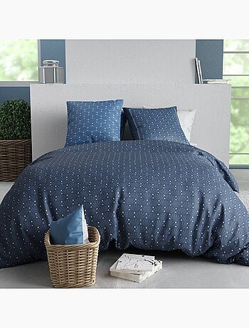 Housse de couette 240x220 + 2 taies coton 57 fils